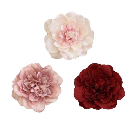 Женская заколка для волос с 3D-цветочным декором, заколка для волос с боковой челкой, летний реквизит для фотосъемки, заколка для волос в мультяшном стиле, аксессуар для волос