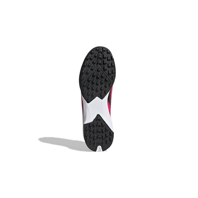adidas X GHOSTED 3 Turf K Удобные Круглый носок Устойчивые к истиранию Низкие Детские Футбольные Бутсы Розово-красный Детские FW6927