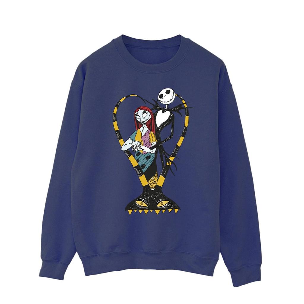 The Nightmare Before Christmas Mens Heart Jack Sweatshirt
