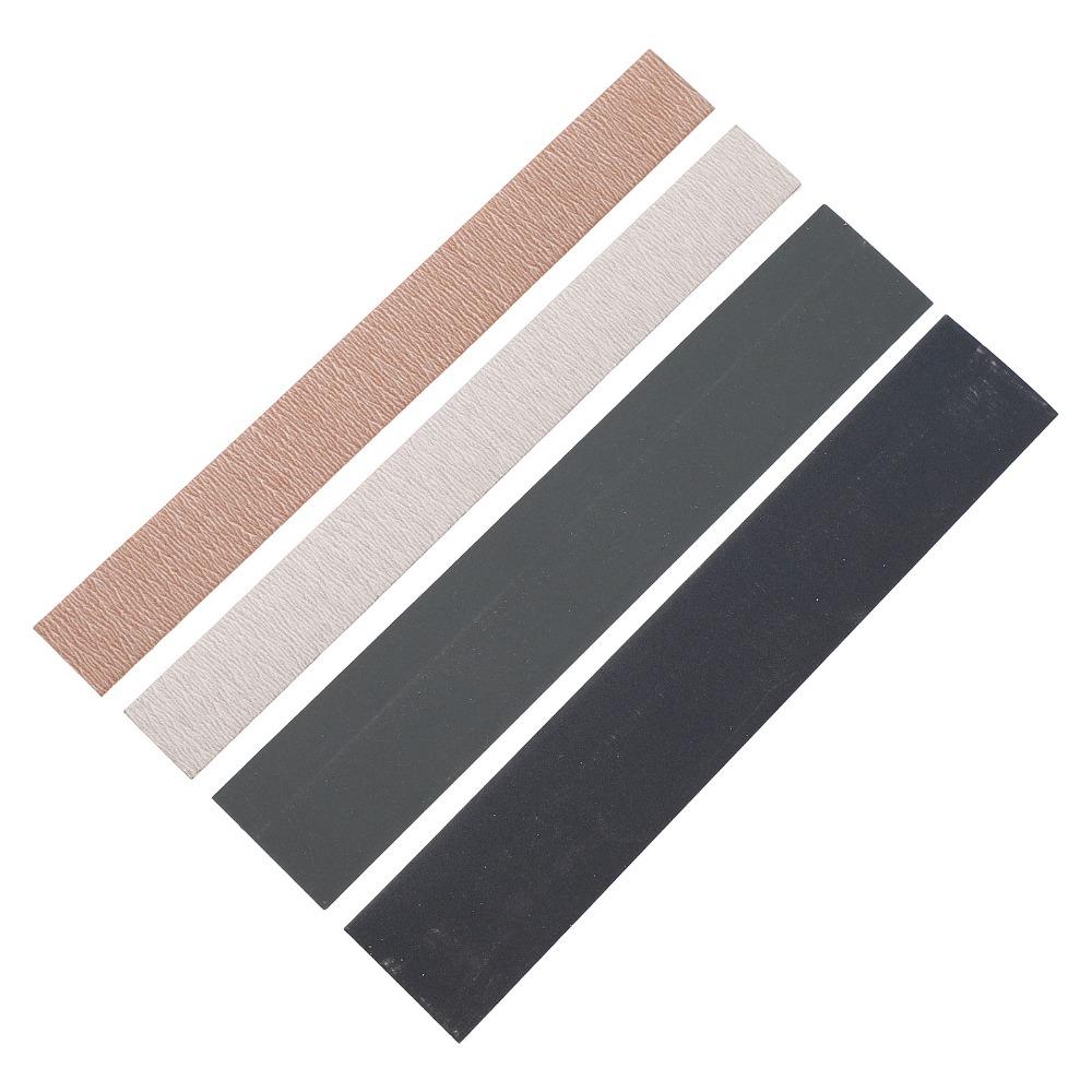 4PCS 15CM(5.91in) Length Fret Sanding Paper Sandpaper Color Luthier Sanding Tool For Guitarists