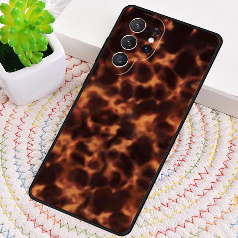 Чехол для телефона из ТПУ с узором под черепаховый панцирь Для Samsung Galaxy note 10 pro S26 S25 S24 S23 S22 Ultra Plus S21 FE S20 Ударопрочный чехол