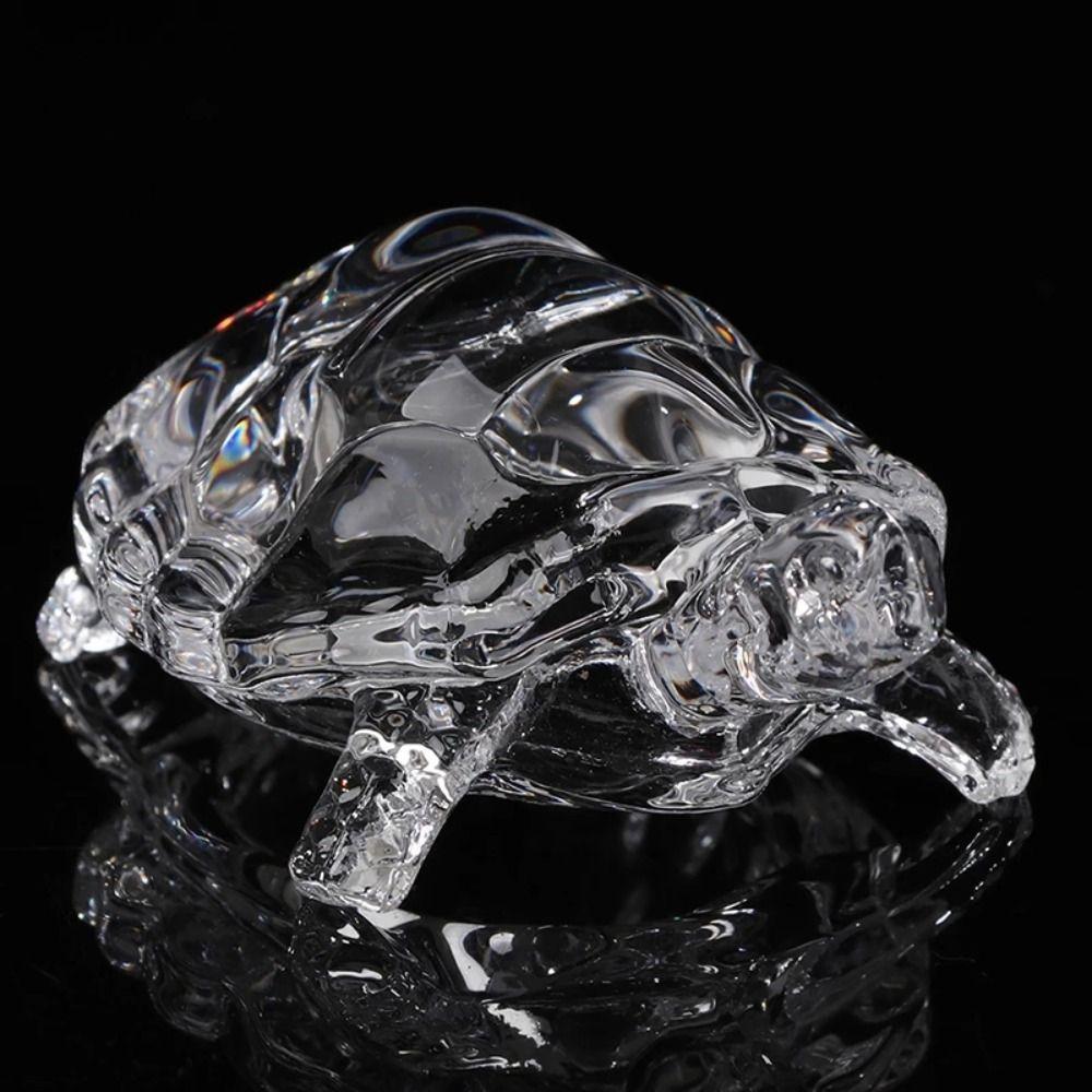 Chinese Feng Shui Home Decoration Tortoise Statue Craft Gift Desktop Ornament Crystal Turtle AVE