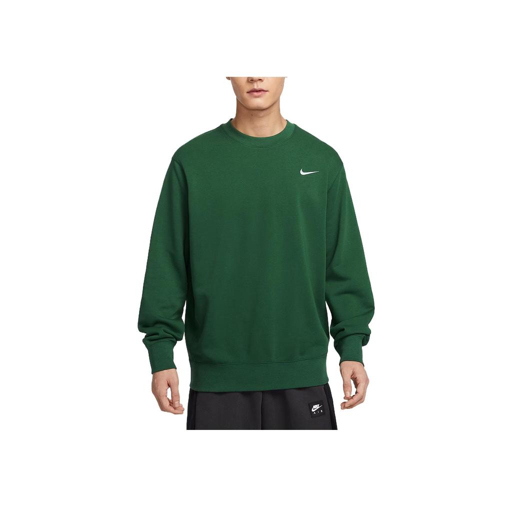 Nike SS25 Командный Клуб Удобная Модная Универсальная Повседневная Толстовка Мужские Толстовки Canyon-Green IB8825-341