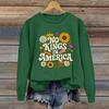 Women's Fashion Daily Versatile Casual Sweatshirts Long Sleeve Round Neck Top Sweatshirts