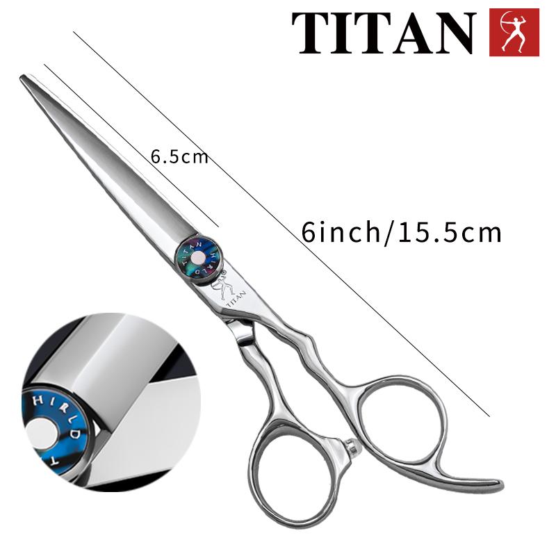TITAN Professional Barber Scissors Hairdressing Cutting Thinning Shear Salon Hair Tool High-End Cut Scissors 6 Inch