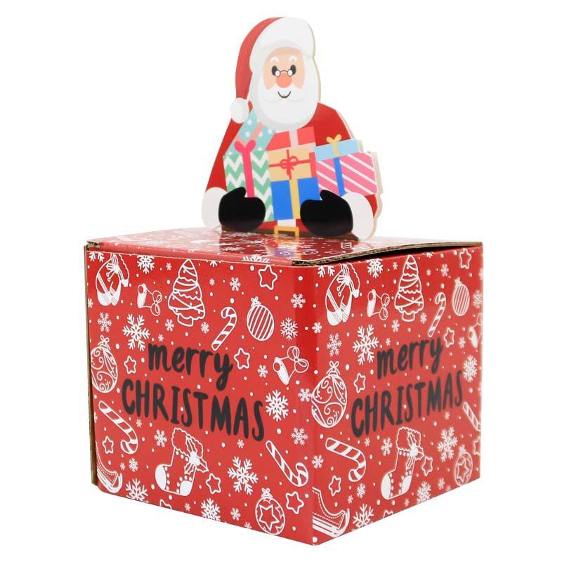 1pc Fun Christmas Cartoon Pattern Surprise Money Box 2026 Navidad Noel Happy Xmas Gift New Year Cash Gift Box Decoration