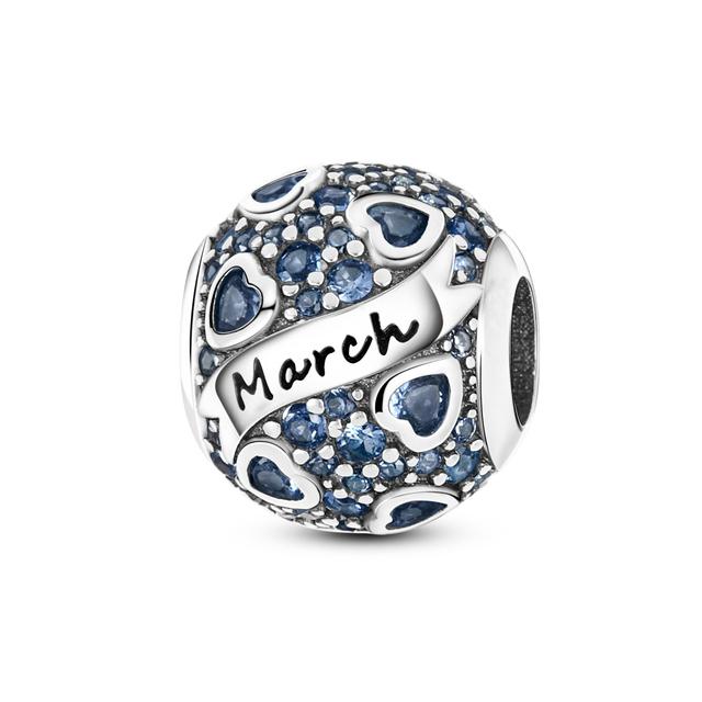 Новый Стерлингового Серебра 925 Красочные Круглые Инкрустированные Цирконом Подвески Бусины Подвеска Подходит Браслет 925 Серебряных Ювелирных Изделий Подарок