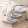 Dog Steps Non-Slip Ladder Sofa Chair Stair Foldable Portable Pet Stairs For Small Dog Cat Pet Ramp Ladder Removable Supplies