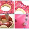 Inflatable Donut Swimming Ring Safe Pool Float Summer Outdoor Activitives Party Eco-Friendly Cute Kids Adult Swimming Circle