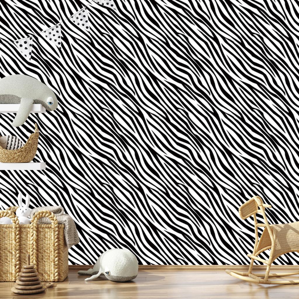 Animal Skin Wallpaper Gray 50x1000