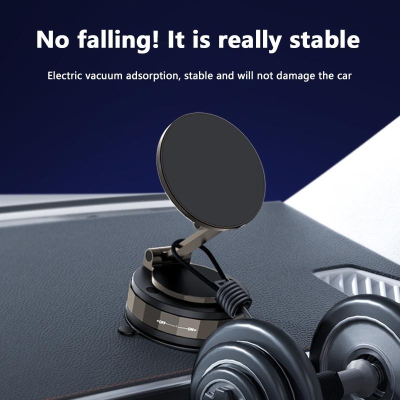 Vacuum Suction Phone Holder Magnetic Car Navigation Bracket 360 Degree Rotation For Xiaomi Iphone Huawei Multyple Phone