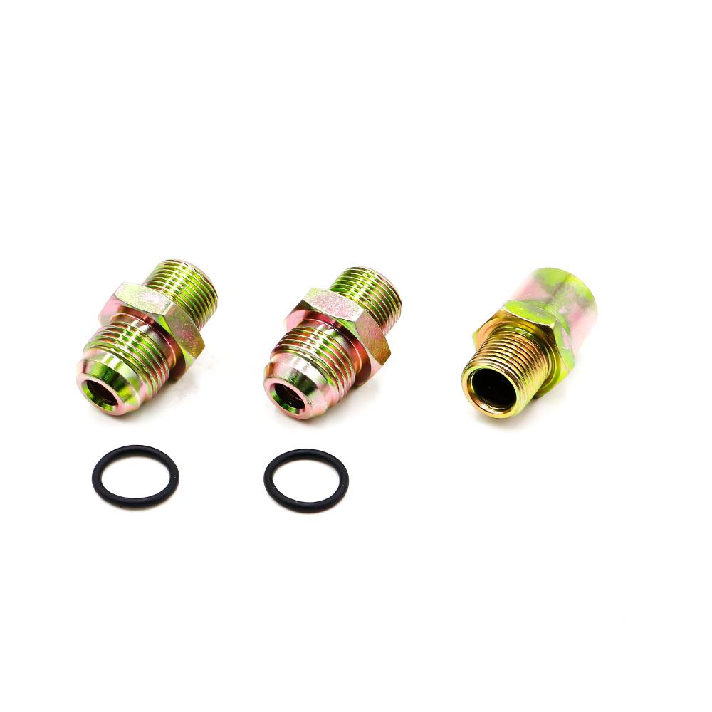 Dynoracing Oil Cooler Filter Sandwich Plate Thermostat Adaptor AN10 Fittings 3/4" 16-UNF Oil Filter Oil Adapter