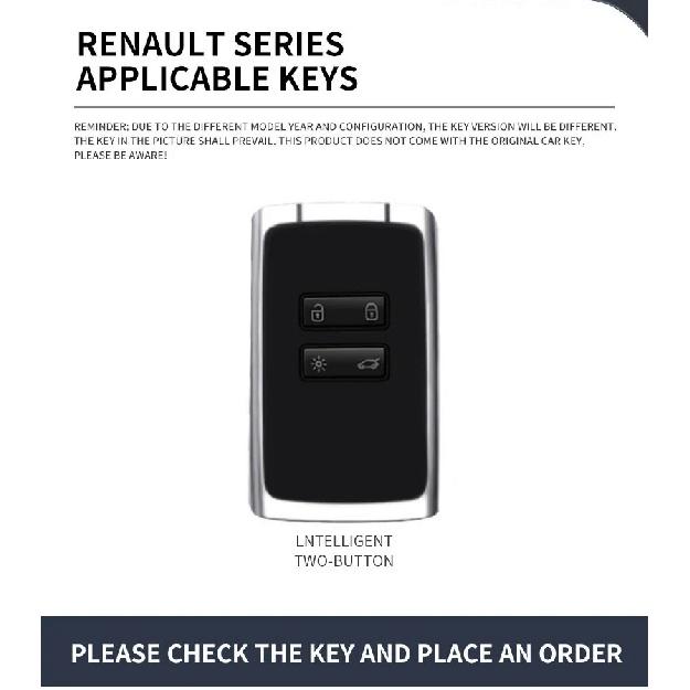 Новый чехол для ключей из цинкового сплава, брелок для Renault Koleos Kadjar Clio Megane Talisman Espace Zoe Scenic Dacia Sandero