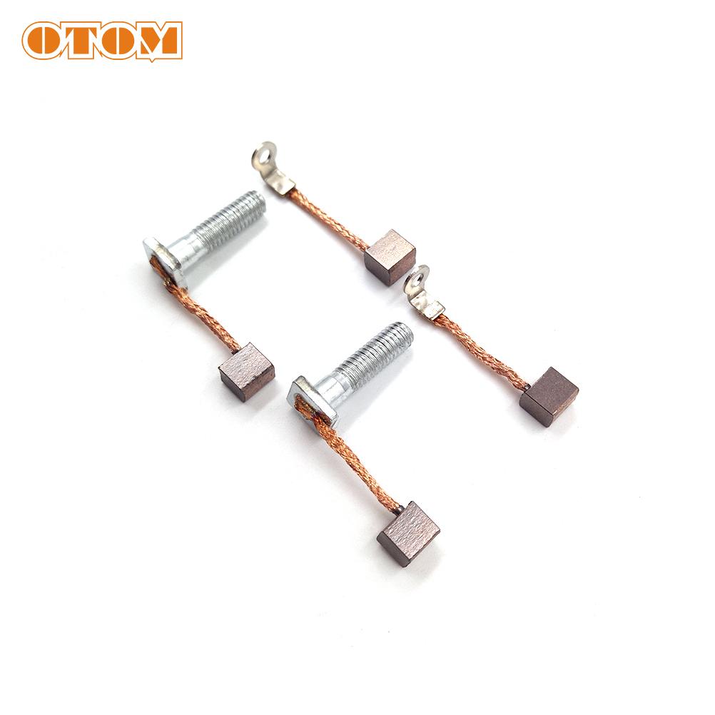 2 Set Brush Set For Starter Motor Replace Parts Fit HONDA CRF250X CRF230F CRF450X CRF450L CRF450R CBR TRX Dirt Bike Motorcycle