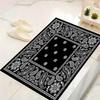 Cowboy Square Scarf Carpet Rug for Living Room Bedroom Home Sofa Decoration,Kids play Non-slip Floor Mat