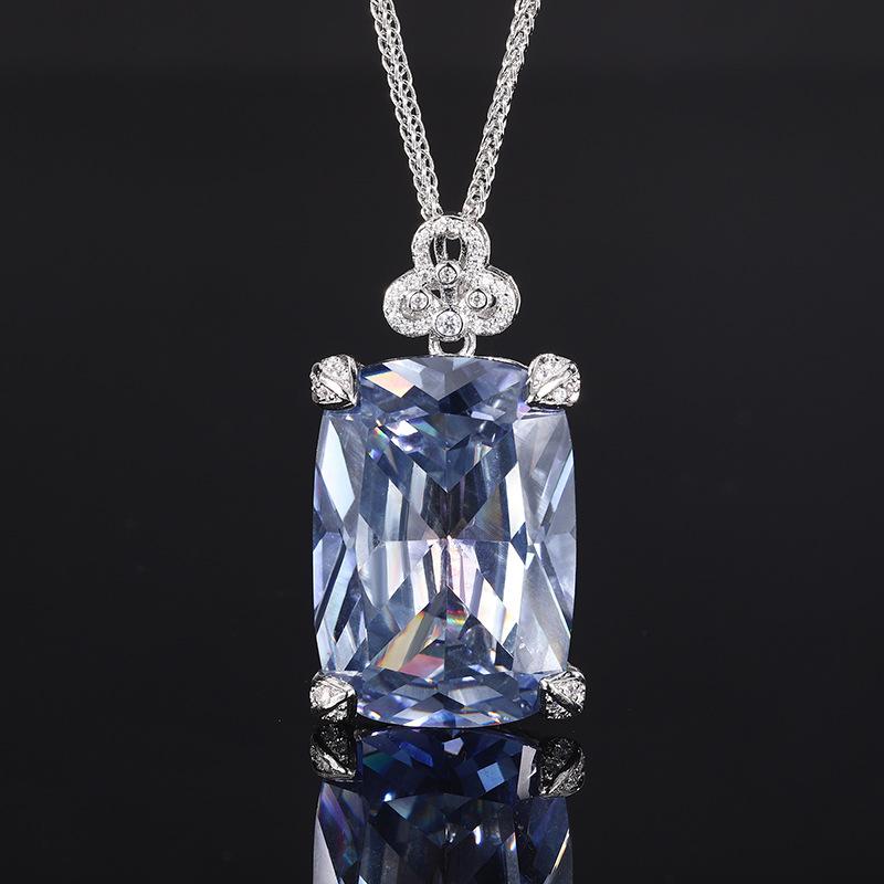 Новые украшения Медное основание Золотое покрытие Мода Имитация цвета Сокровище Щедрая подвеска с бриллиантом Основной камень 20 * 28