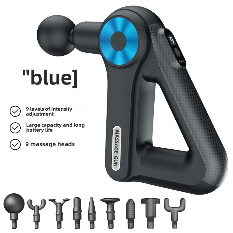 Электрический треугольный массажный пистолет для расслабления мышц и фитнеса