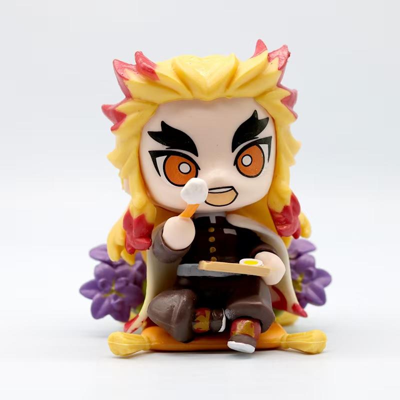 Demon Slayer Tanjiro Kamado Nezuko anime cartoon figure blind box creative personalized statue model ornament surprise gift box