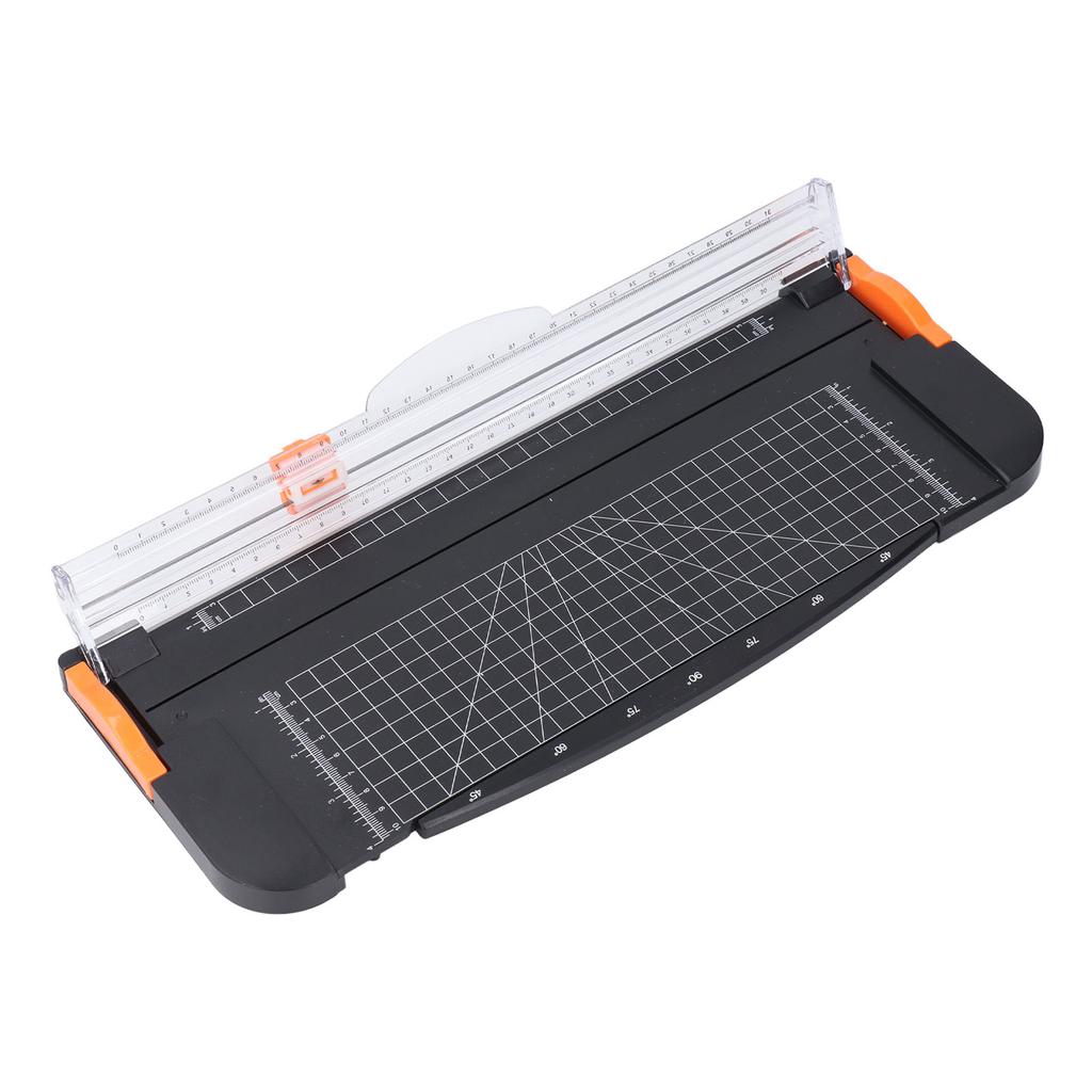 Paper Cutter 12in A4 Office Trimmer Crafting Scrapbooking Tool with Security Guard Side Ruler