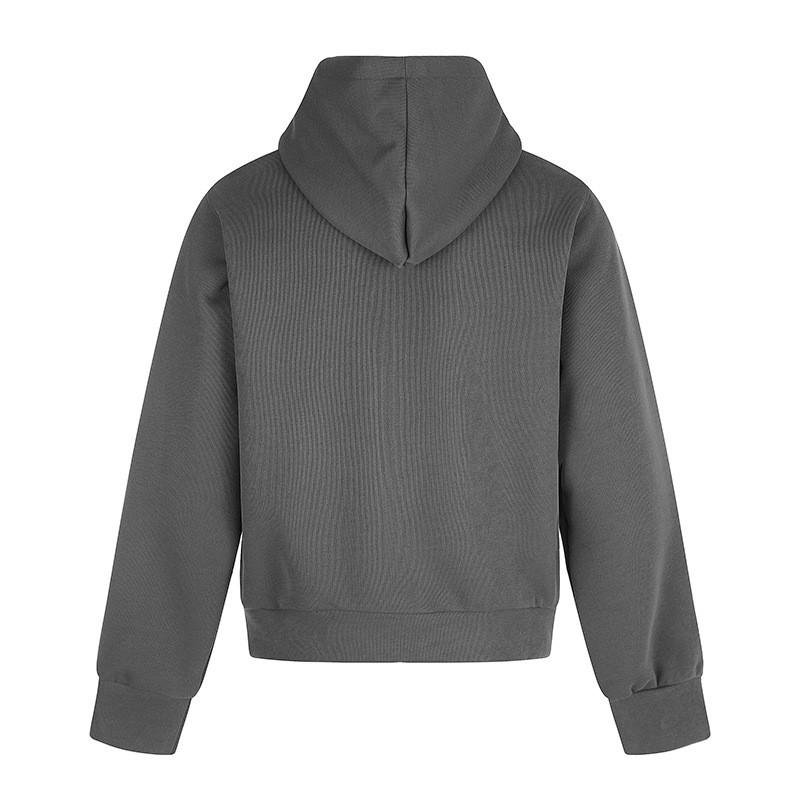Unisex Oversized Hooded Sweatshirt With Rivet Detail Graffiti Print - Streetwear Casual Top