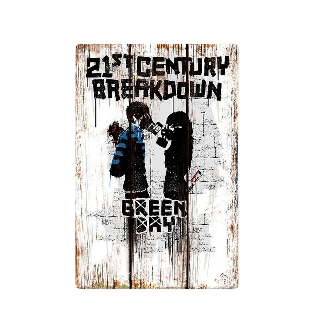 Vintage Rock Band Metal Sign Metal Poster Sign Plaque Metal Wall Plate Workshop Bar Pub Garage Club Retro Home Wall Decor