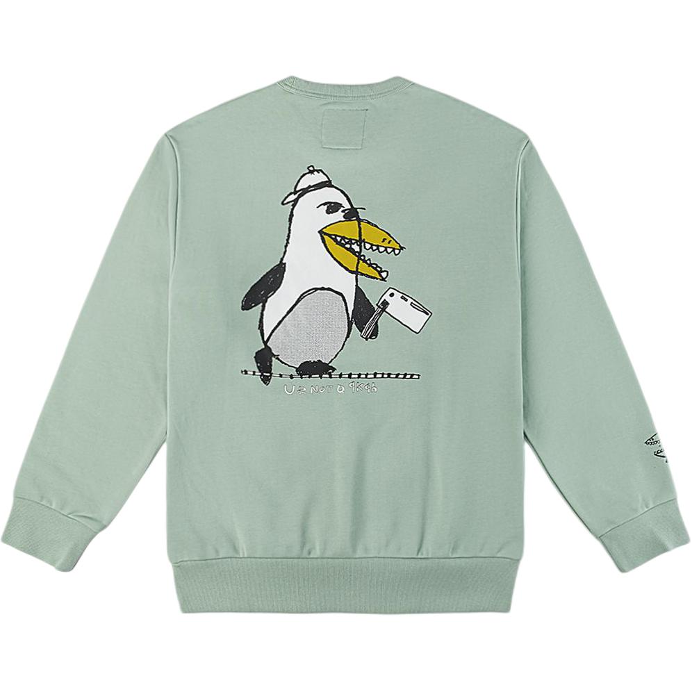 Vans X Asian Artists Alliance Riroo Коллаборация Простой пуловер с круглым вырезом Свитшот с длинными рукавами Унисекс свитшот VN000TRREMW