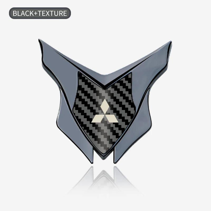 Car Badge Shield Sticker for Mitsubishi Compatible with All Models Pajero Outlander Lancer Eclipse Cross Logo Style Decal Access