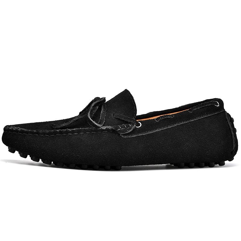 Мужская обувь Натуральная кожа Повседневная летняя обувь Классические мужские лоферы Элегантные слипоны Балетки Большой размер 49 Мужские для вождения