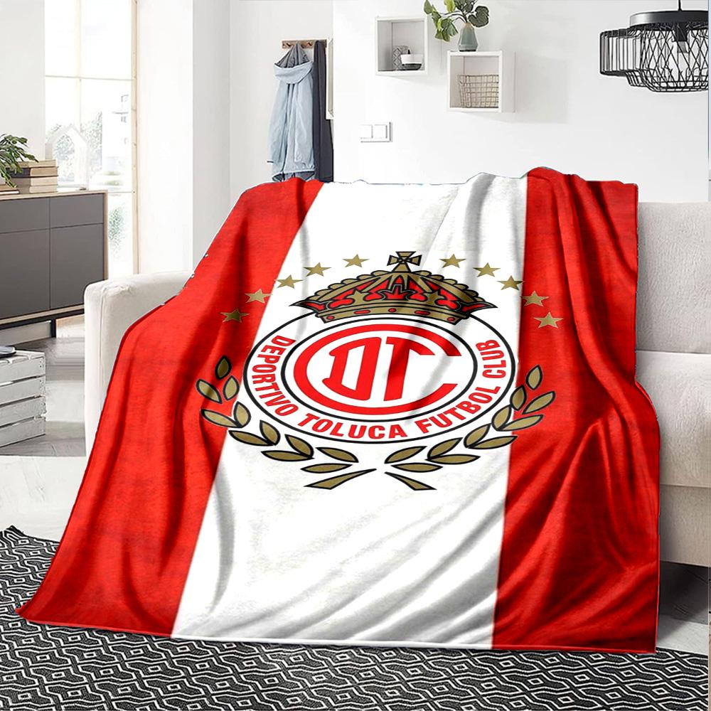 Toluca Print Flannel Blanket High Quality Warm Comfortable Cover for All Seasons Perfect for Gifts Home Decor
