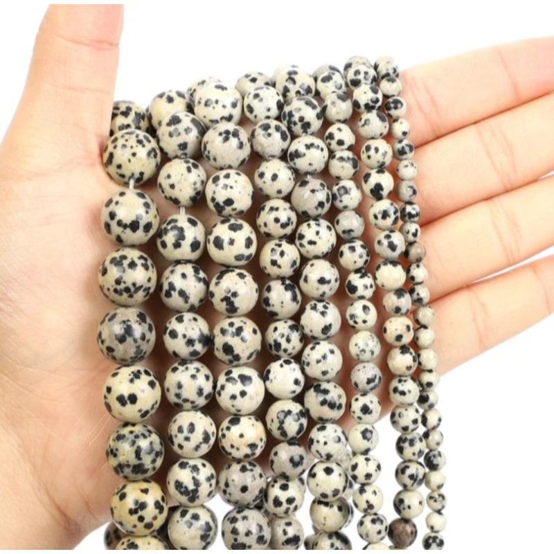 30pcs Natural Stone Beads Tiger Eye Agate Turquoise Rose Quartz Lapis Jade Opal Round Loose Beads for Jewelry Making DIY Bracelet 6mm