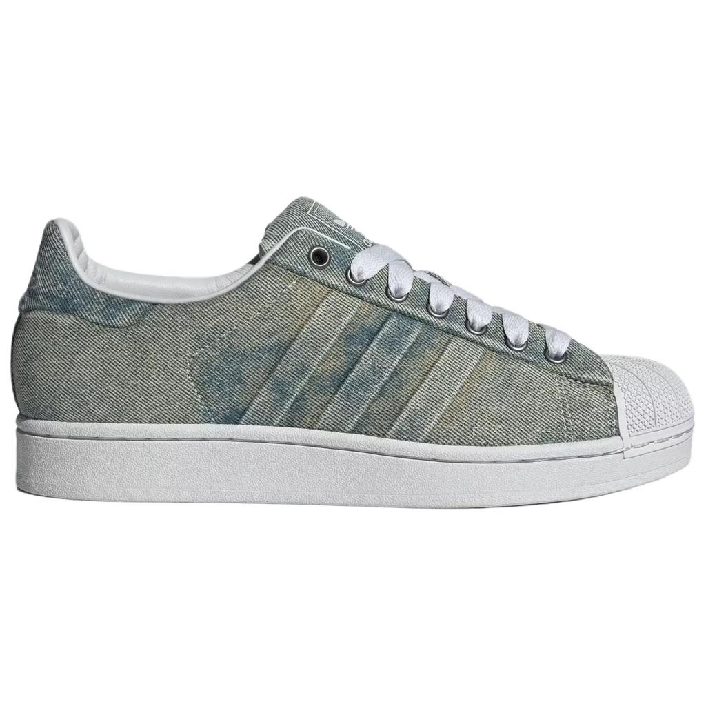 Adidas Originals Superstar 82 Classic Versatile Skate Shoes Unisex Sneakers Gray Blue JQ3239
