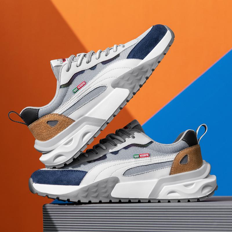 Fashion Casual Sneakers Men Platform Shoes Comfortable Walking Sports Shoes Free Shipping Outdoor Tennis Shoes For Male