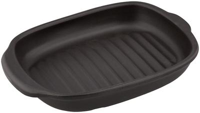 Ishigaki Sangyo Ishigaki Grill Plate Жаропрочная керамика Ширина x Глубина 17 см x Высота 4 см Рыбный гриль Пригодно для использования в микроволновой печи Рецепт Grill Master Plus