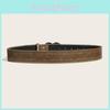 Rock Pu Leather Waist Belt With Alloy Snap Buckle And Vintage Rivets Ideal For Look