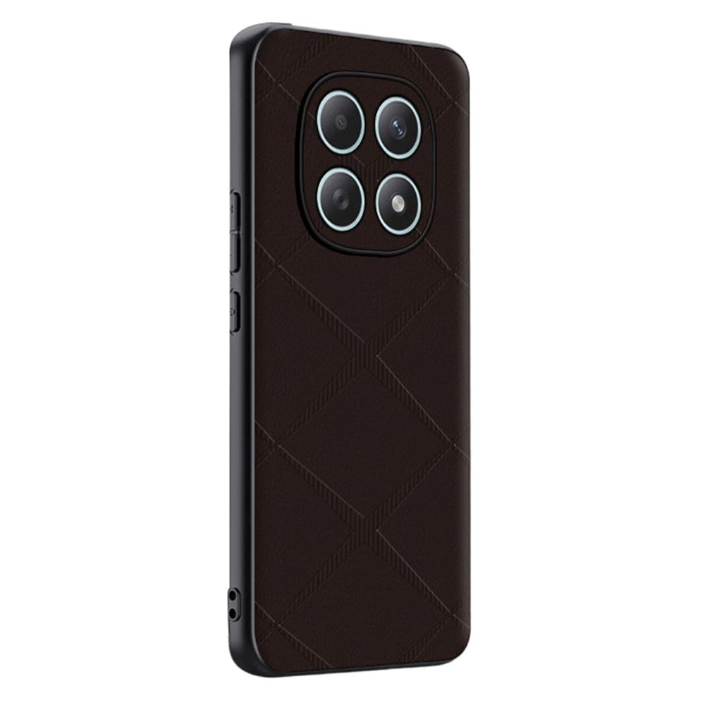 Чехол для телефона для Xiaomi Poco M8 5G/Redmi Note 15 5G (Глобальный)/15 4G (Глобальный) Чехол для телефона с X-образным узором из ТПУ, ПУ кожи и ПК, противоударный