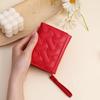 Korean Fashion Embroidered Heart Women's Tri-fold Short Wallet & Coin Purse