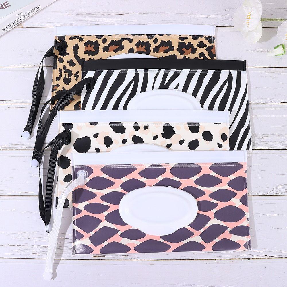 Case Portable Stroller Accessories Wet Wipes Bag Cosmetic Pouch Wipes Holder Case Tissue Box