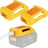 USB Charger Adapter Compatible with for Makita/Dewalt/Milwaukee 18V Battery 2 USB Holder with Type-C Fast Charging