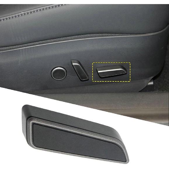 Seat Adjustment Button Black Trims For Tesla Model 3/Y Front Passenger Side Seats Cushion Forward Button Switch Cover Replacement 1098842-01-D
