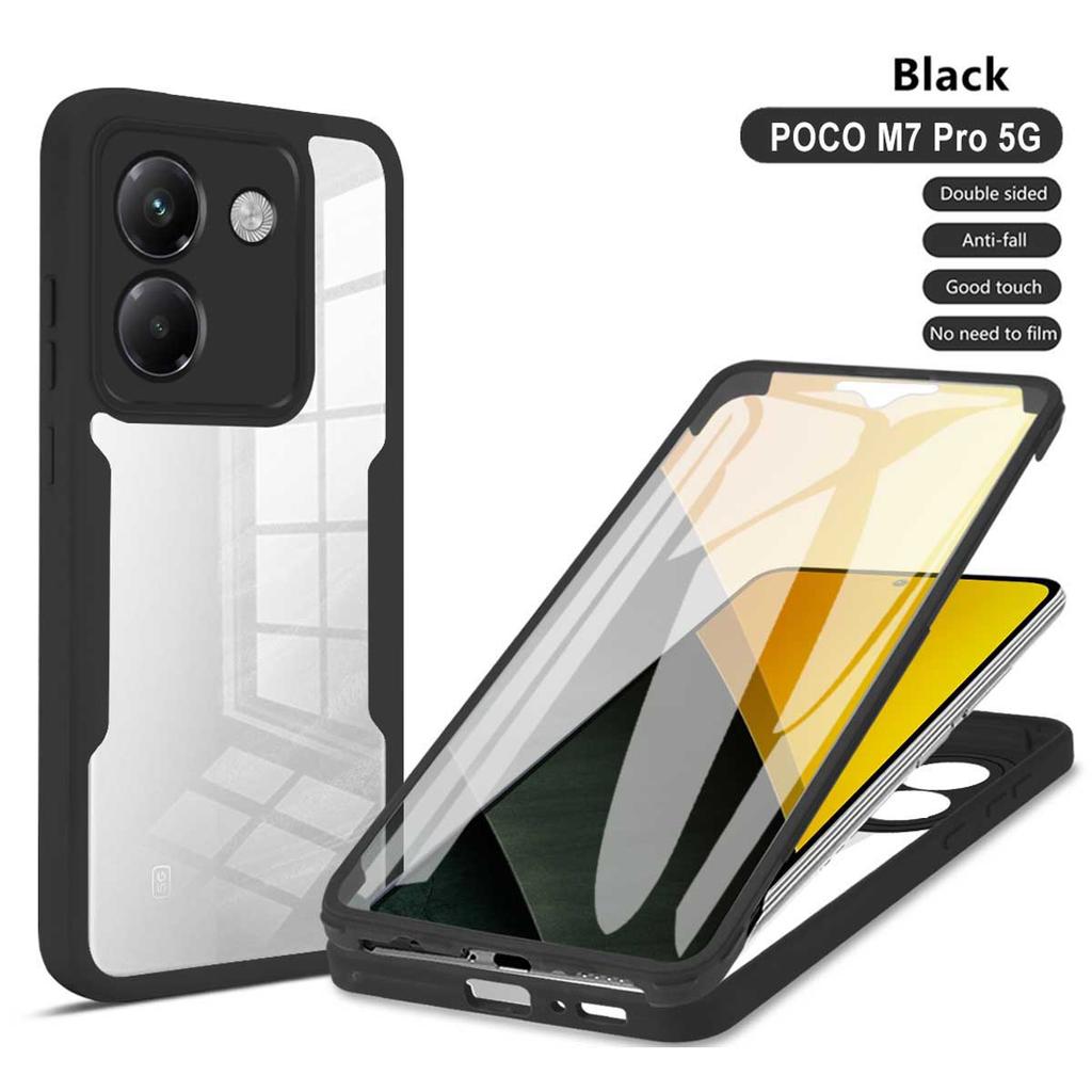 Для Mi Poco M7 M6 F7 F6 F5 Pro Противоударный и Противопадения 360 Полностью Обернутый Чехол для Телефона Для Mi Poco F7 Ultra