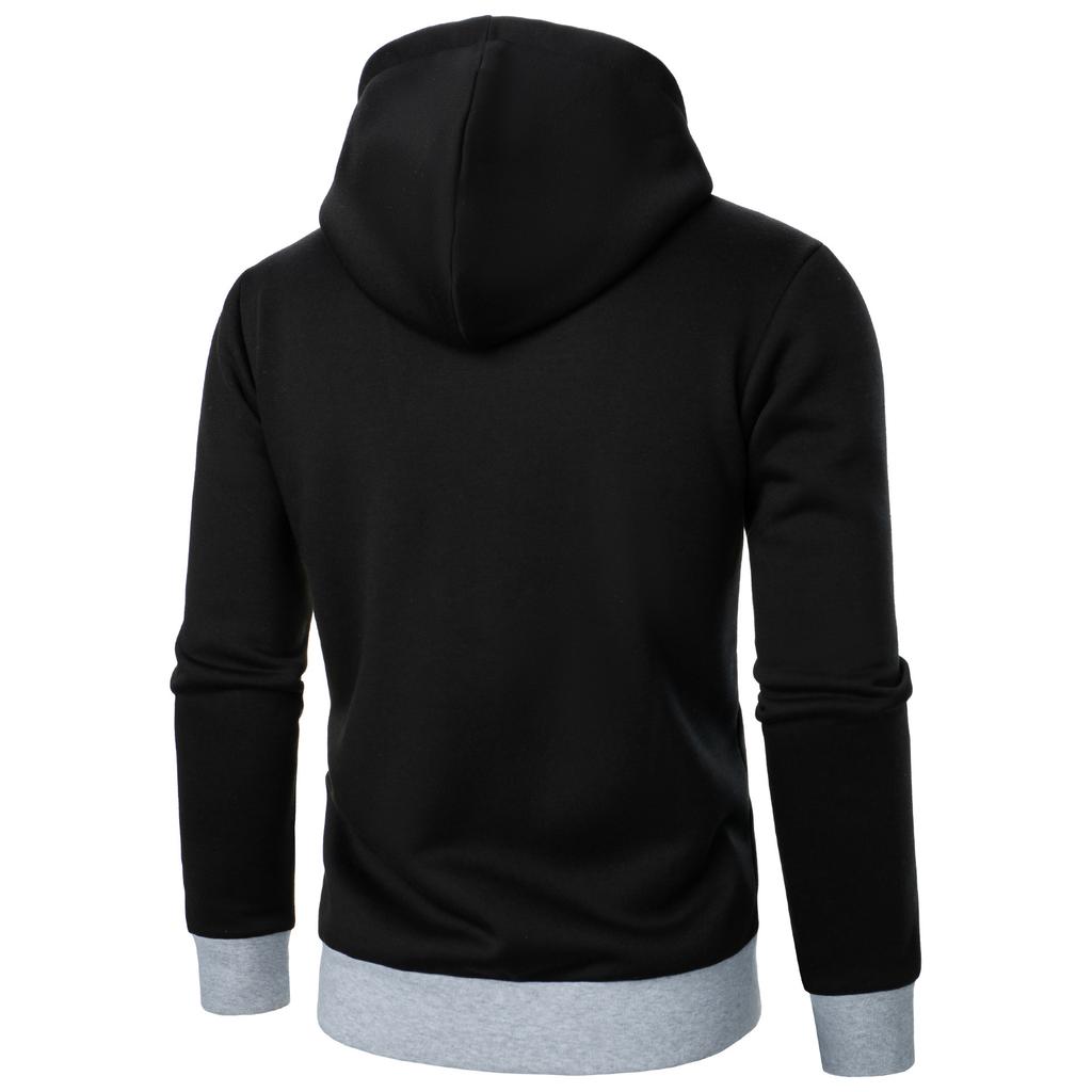 Zip-Up Cool Y2k Clothing Fashion Hoodies Mens Осень-зима с длинным рукавом, подходящая по цвету толстовка с капюшоном, толстовка с капюшоном, футболка Yasheng