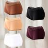 FINETOO Boxer Briefs Pure Women Cotton Panty Short Lace Belt Lingerie Soft and Breathable Underwear