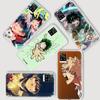 AD87 My Hero Academia прозрачный чехол для Samsung A04 A14 A23 A34 A54 M23 M33 M52 M53 Realme 10 9 C30S C35 C55 VIVO Y02 Y21 Y33S Y51 X80 V25 чехол