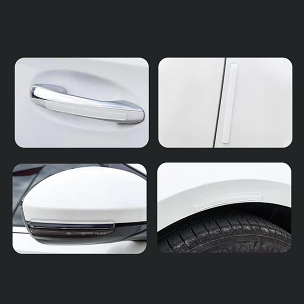 Self Adhesive Buffer Pads Anti-collision Stickers Silicone Door Stopper Cabinet Bumpers Wall Protector Furniture Anti-crash Pad
