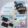 Children's Puzzle Building Block Toy Storage Classification Bag Transparent Zipper Mesh Bag Storage Tools Cosmetic Organization