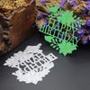 Happy Birthday Cutting Dies Metal Stencil DIY Scrapbooking Album Paper Card Embossing Craft Die Cut Flower Bird