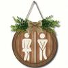 Wooden Toilet Sign, House Decoration Sign, Wall Decoration, Farmhouse Decoration, Bathroom Decoration, Scene Decoration, Home Decoration
