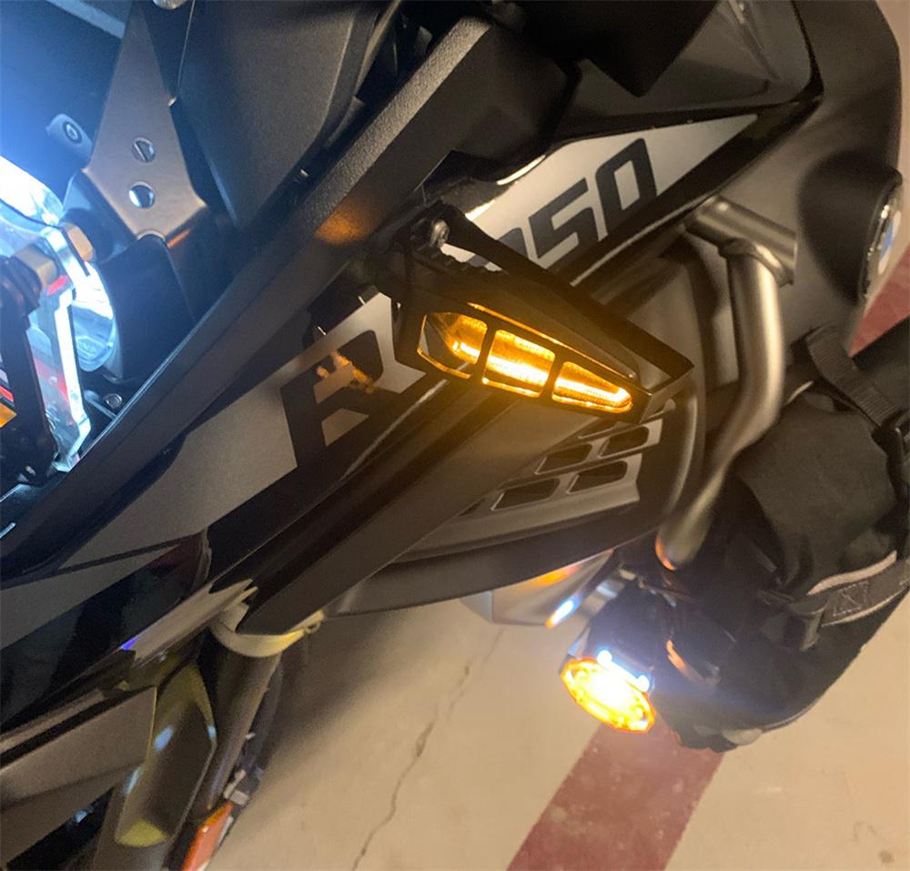 2x Защитная крышка решетки переднего указателя поворота для 19-22 BWM S1000XR F 850GS 750GS