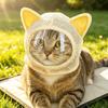Adjustable Breathable Mesh Cat Mask - Cat Head Cover for Nail Trimming and Grooming, Transparent View, Lick-Proof, Scratching-Proof