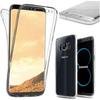 Case for Samsung Galaxy S8 Full 360 Transparent Clear Protection Case Soft Flexible Silicone Rubber Gel Case